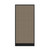 Configurable Acoustic Cubicle Partition Electric Hush Panel 3' x 6' Slate Woven Fabric Black Trim