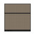 Configurable Acoustic Cubicle Partition Electric Hush Panel 6' x 6' Slate Woven Fabric Black Trim