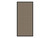 Portable and Acoustic Partition Hush Panel Configurable Cubicle Partition 3' x 6' Slate Woven Fabric Black Trim