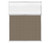 Portable and Acoustic Partition Hush Panel Configurable Cubicle Partition 5' x 6' W/ Window Slate Woven Fabric Clear Fluted Window