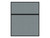 Portable and Acoustic Partition Hush Panel Configurable Cubicle Partition 5' x 6' Powder Blue Woven Fabric Black Trim