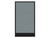 Configurable Acoustic Cubicle Partition Electric Hush Panel 2' x 4' Powder Blue Woven Fabric Black Trim