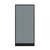 Configurable Acoustic Cubicle Partition Electric Hush Panel 3' x 6' Powder Blue Woven Fabric Black Trim