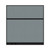 Configurable Acoustic Cubicle Partition Electric Hush Panel 6' x 6' Powder Blue Woven Fabric Black Trim