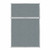 Portable and Acoustic Partition Hush Panel Configurable Cubicle Partition 4' x 6' Powder Blue Woven Fabric