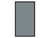 Portable and Acoustic Partition Hush Panel Configurable Cubicle Partition 2' x 4' Powder Blue Woven Fabric Black Trim
