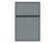 Portable and Acoustic Partition Hush Panel Configurable Cubicle Partition 4' x 6' Powder Blue Woven Fabric Black Trim