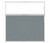 Portable and Acoustic Partition Hush Panel Configurable Cubicle Partition 6' x 6' W/ Window Powder Blue Woven Fabric Frosted Window