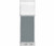 Configurable Acoustic Cubicle Partition Electric Hush Panel 2' x 6' Powder Blue Woven Fabric Clear Fluted Window w/ Electric Channel