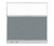 Configurable Acoustic Cubicle Partition Electric Hush Panel 6' x 6' Powder Blue Woven Fabric Clear Window w/ Electric Channel