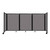 Room Divider 360 Folding Portable Partition 8'6" x 4' Speckled Gray Fabric