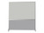 DivideWrite Portable Whiteboard Partition 6' x 6' Slate Fabric - Silver Trim
