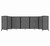 Room Divider 360 Folding Portable Partition 14' x 4' Classic Gray Fabric