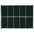 Operable Wallª Sliding Room Divider 15'7" x 12'3" Forest Green Fabric - Silver Trim