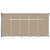 Operable Wall™ Sliding Room Divider 15'7" x 8'5-1/4" Rye Fabric - Silver Trim
