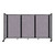 Room Divider 360¨ Folding Portable Partition 8'6" x 5' Cloud Gray Fabric