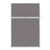 Portable and Acoustic Partition Hush Panel Configurable Cubicle Partition 4' x 6' Speckled Gray Fabric