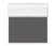 6' x 6' W/ Window Charcoal Gray Fabric Clear Fluted Window