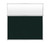 Portable and Acoustic Partition Hush Panelª Configurable Cubicle Partition 6' x 6' Forest Green Fabric Frosted Window