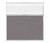 Portable and Acoustic Partition Hush Panel Configurable Cubicle Partition 6' x 6' W/ Window Speckled Gray Fabric Clear Fluted Window