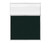 Portable and Acoustic Partition Hush Panelª Configurable Cubicle Partition 5' x 6' Forest Green Fabric Clear Fluted Window