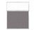 Portable and Acoustic Partition Hush Panel Configurable Cubicle Partition 5' x 6' W/ Window Speckled Gray Fabric Clear Window