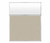 5' x 6' W/ Window Sand Fabric Frosted Window