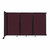 Wall-Mounted Room Divider 360® Folding Partition 8'6" x 5' Cranberry Fabric