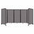 Room Divider 360 Folding Portable Partition 14' x 6' Speckled Gray Fabric