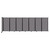 Wall-Mounted Room Divider 360 Folding Partition 19'6" x 6' Speckled Gray Fabric