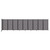 Wall-Mounted Room Divider 360 Folding Partition 25' x 6' Speckled Gray Fabric
