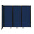 Wall-Mounted Room Divider 360¨ Folding Partition 8'6" x 6'10" Navy Blue Fabric