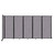 Wall-Mounted Room Divider 360¨ Folding Partition 14' x 6'10" Cloud Gray Fabric