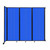 Wall-Mounted Room Divider 360® Folding Partition 8'6" x 7'6" Blue Polycarbonate