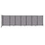 Wall-Mounted StraightWall™ Sliding Partition 15'6" x 4' Cloud Gray Fabric