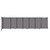 Wall-Mounted StraightWall Sliding Partition 15'6" x 4' Speckled Gray Fabric