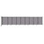 Wall-Mounted StraightWallª Sliding Partition 19'9" x 4' Cloud Gray Fabric