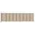 Wall-Mounted StraightWall™ Sliding Partition 19'9" x 5' Beige Fabric