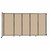 Wall-Mounted StraightWallª Sliding Partition 11'3" x 6' Beige Fabric