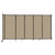 Wall-Mounted StraightWall™ Sliding Partition 11'3" x 6' Rye Fabric
