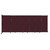 Wall-Mounted StraightWall™ Sliding Partition 15'6" x 6' Cranberry Fabric