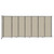 Wall-Mounted StraightWall™ Sliding Partition 15'6" x 6'10" Sand Fabric