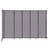 Wall-Mounted StraightWall™ Sliding Partition 11'3" x 7'6" Cloud Gray Fabric
