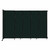 Wall-Mounted StraightWallª Sliding Partition 11'3" x 7'6" Forest Green Fabric