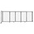 StraightWall Wall-Mounted Sliding Partition 11'3" x 4' Opal Poly Polycarbonate