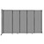 StraightWall Wall-Mounted Sliding Partition 11'3" x 6'10" Light Gray Poly Polycarbonate