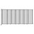 StraightWall Wall-Mounted Sliding Partition 15'6" x 7'6" Clear Poly Polycarbonate