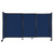 StraightWallª Sliding Portable Partition 7'2" x 4' Navy Blue Fabric