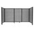 StraightWall Sliding Portable Partition 7'2" x 4' Ash Gray Fabric