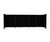 StraightWall Sliding Portable Partition 11'3" x 4' Black Fabric
